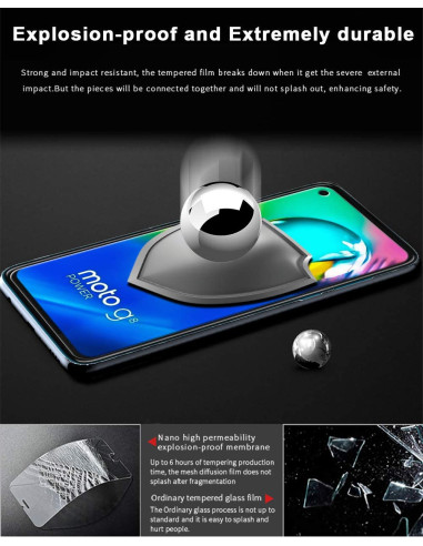 Motorola Moto G8 Power Härdat glas 0.26mm 2.5D 9H