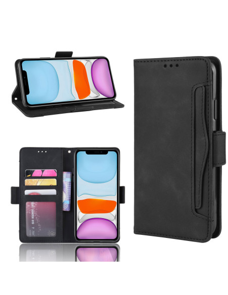 iPhone 12 Plånboksfodral PU-Läder 6-FACK Winston V3