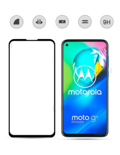 Motorola Moto G8 Power FullFrame Härdat glas 0.26mm 2.5D 9H 2