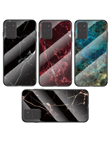 Samsung Note 20 Marmorskal 9H Härdat Glas Baksida Glassback V2