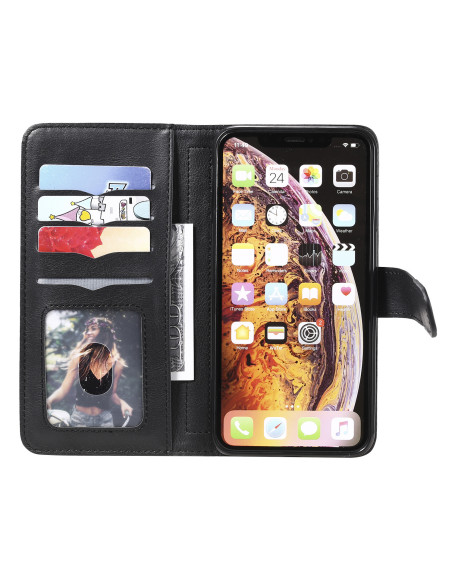 iPhone XS Max Praktisk Plånboksfodral med 11-Fack Array V2