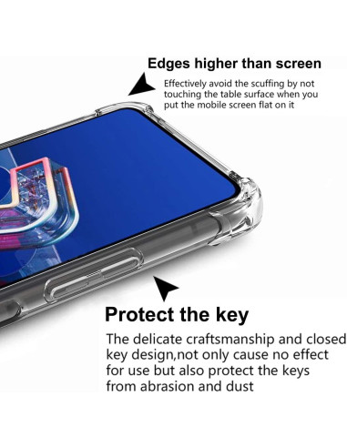 Zenfone 7 Stöttåligt Skal med Förstärkta Hörn