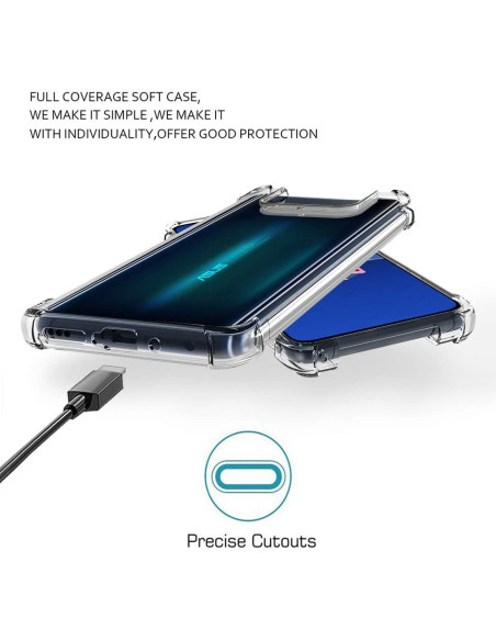 Zenfone 7 Stöttåligt Skal med Förstärkta Hörn
