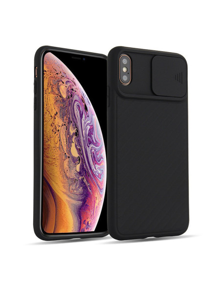 iPhone XS Max Stöttåligt Skal Inbyggd Kamerskydd CamShield