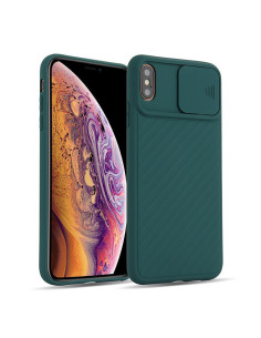 iPhone XS Max Stöttåligt Skal Inbyggd Kamerskydd CamShield