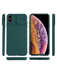 iPhone XS Max Stöttåligt Skal Inbyggd Kamerskydd CamShield