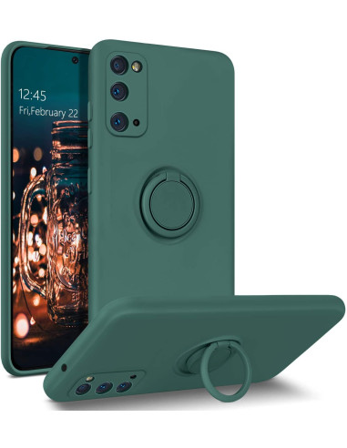 Samsung S20 Plus Stöttåligt Skal med Ringhållare CamShield