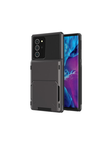 Samsung Note 20 skal med kortfack, visat från baksidan med kortfacket synligt