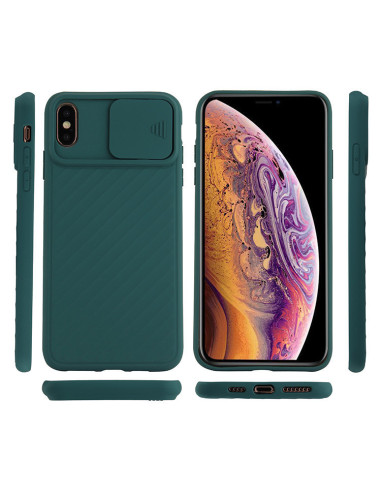 iPhone 7 / 8 / SE (2020&amp;2022) Stöttåligt Skal Inbyggd Kamerskydd CamShield