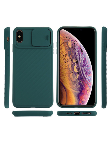 iPhone 7 / 8 / SE (2020&amp;2022) Stöttåligt Skal Inbyggd Kamerskydd CamShield