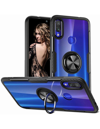Huawei P30 Lite Praktisk Stöttåligt Skal med Ringhållare V4