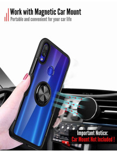 Huawei P30 Lite Praktisk Stöttåligt Skal med Ringhållare V4