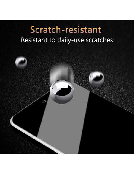 Närbild av härdat glas för Samsung S20 FE som visar repmotstånd och 2.5D design