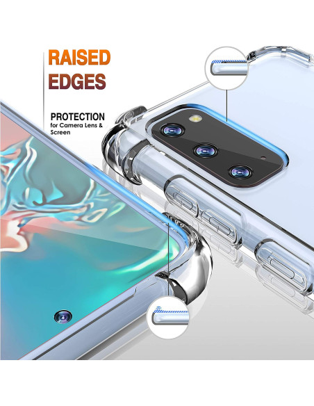 Samsung S20 FE Stöttåligt Skal med Förstärkta Hörn