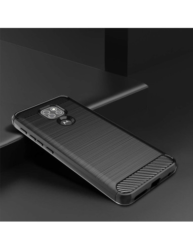 Motorola Moto E7 Plus Stöttåligt Skal SlimCarbon