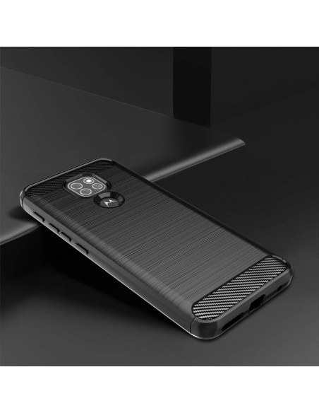 Motorola Moto E7 Plus Stöttåligt Skal SlimCarbon