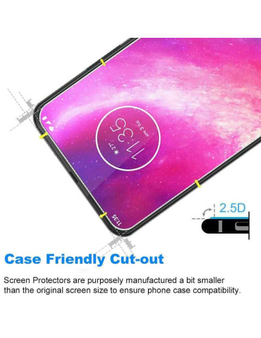 2-PACK Motorola Moto G9 Play / G7 Plus Härdat glas 0.26mm 2.5D 9H
