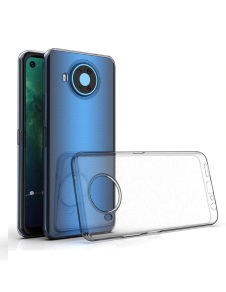 Transparent TPU-skal för Nokia 8.3 med elegant design och stöttåligt skydd