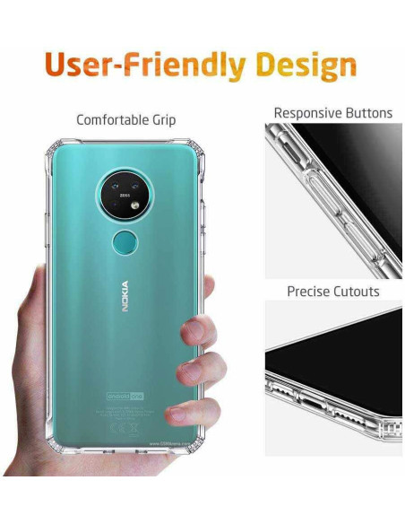 Nokia 8.3 Stöttåligt Skal med Förstärkta Hörn
