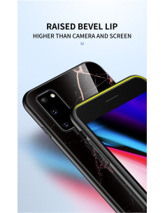 Samsung S20 FE Marmorskal 9H Härdat Glas Baksida Glassback V2