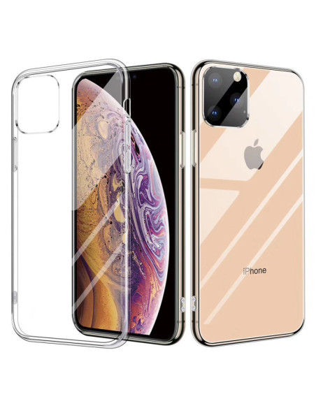 iPhone 12 Pro Max Stötdämpande Skal 9H Härdat Glas Baksida Glassback