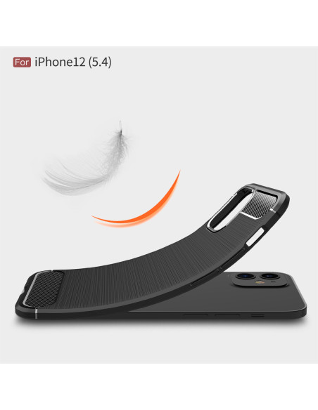 iPhone 12 Mini Stöttåligt Skal SlimCarbon