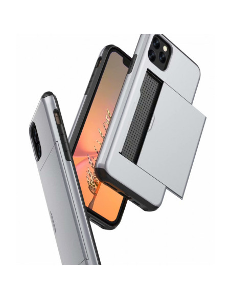 iPhone 12 Mini Stöttåligt Skal Kortfack StreetWise - Svart