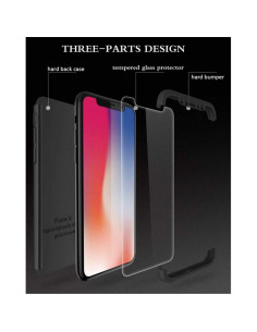 iPhone 12 Mini 360° 3in1 FullCover Skal inkl. Härdat Glas 2