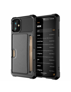 iPhone 12 Mini Stöttåligt Skal med Kortfack Solid V2 2