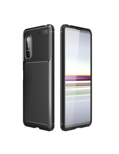 Xperia 5 II Stöttåligt Slimmat Skal FullCarbon V4