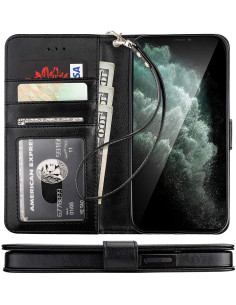 iPhone 12 Mini Plånboksfodral PU-Läder 4-FACK
