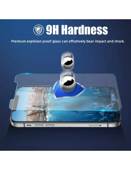 2-PACK iPhone 12 Härdat glas 0.26mm 2.5D 9H