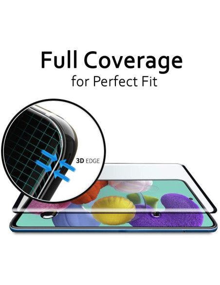 2-PACK Samsung A42 5G Härdat Glas 0.26mm 9H Fullframe