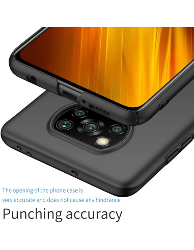 Xiaomi Poco X3 NFC Ultratunt Mattsvart Skal Basic V2