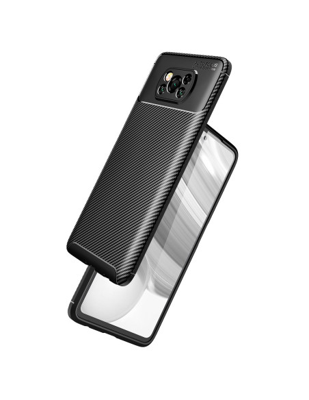 Xioami Poco X3 NFC Stöttåligt Slimmat Skal FullCarbon V4