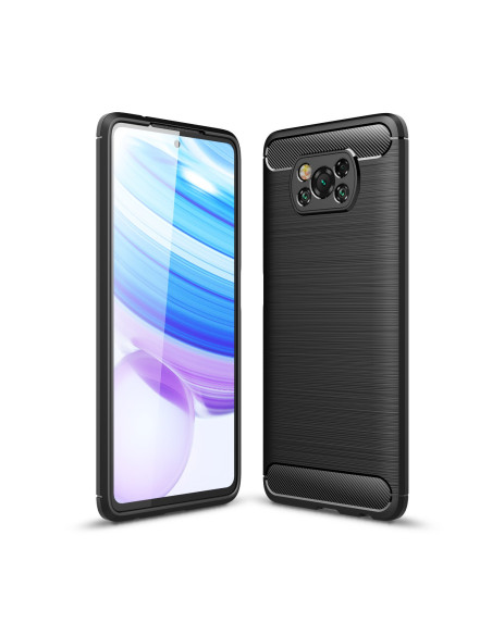 Xiaomi Poco X3 NFC Stöttåligt Skal SlimCarbon