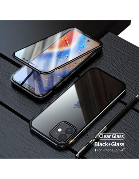 iPhone 11 Pro Max Heltäckande Premium Skal Glassback V4
