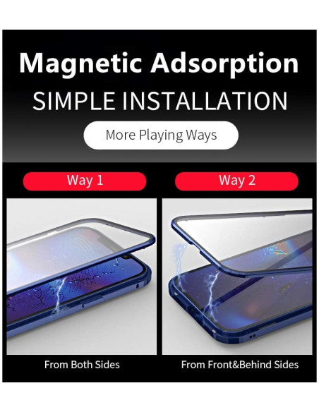 iPhone 11 Pro Max Heltäckande Premium Skal Glassback V4