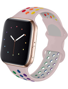 Apple Watch 42/44/45/49mm Stilren Sportarmband Runnr RGB