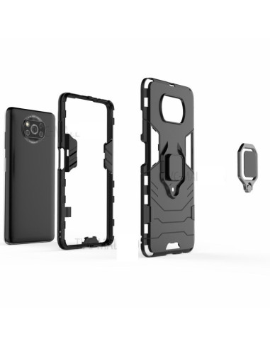 Xiaomi Poco X3 NFC Stöttåligt Skal med Ringhållare ThinArmor