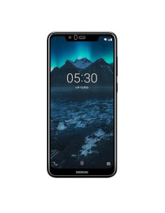 Härdat glas för Nokia 5.1 monterat på telefon, med tydlig skärmvy 2