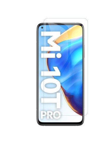 Härdat glas monterat på Xiaomi Mi 10T Pro med tydlig skärmvy