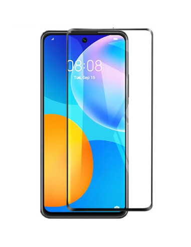 Framifrån vy av 2-PACK Härdat Glas för Huawei P Smart 2021, transparent och tunt