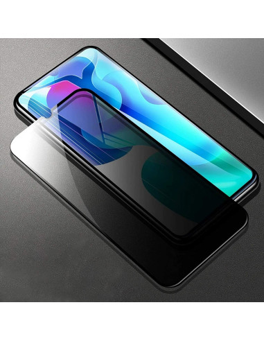 Härdat glas för Xiaomi Mi 10T och Mi 10T Pro visat ovanifrån med skärmen i fokus