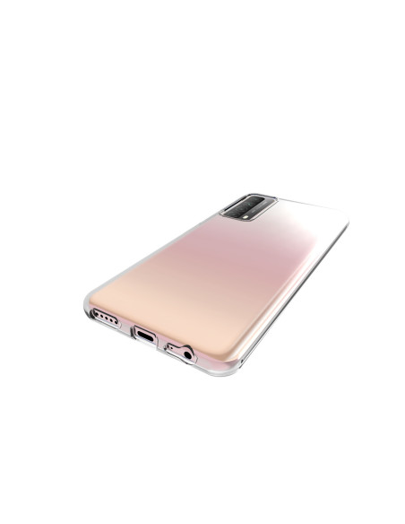 Sidan av genomskinligt TPU-skal för Huawei P Smart 2021 med mjuk färgövergång