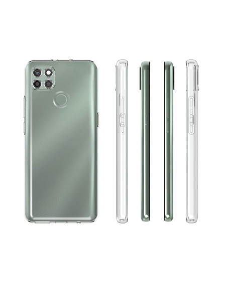 Motorola Moto G9 Power Stöttåligt Genomskinligt Skal Simple