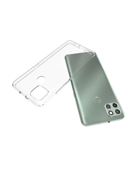 Motorola Moto G9 Power Stöttåligt Genomskinligt Skal Simple