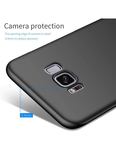 Samsung S8 Plus Tunt Mattsvart Skal Basic V2