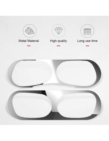 Detaljvy av AirPods Pro Dust Guard med lyxig plätering och formpassning