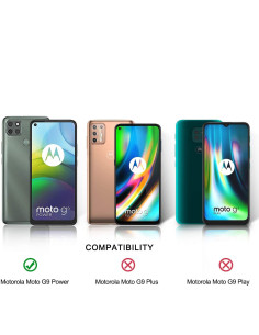 Motorola Moto G9 Power Härdat Glas 0.26mm 9H Fullframe 2